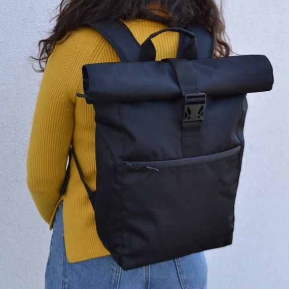 Женский однотонный рюкзак для ноута, Качественный удобный рюкзак, Походные рюкзаки унисекс ZD-20 | Зображення 1