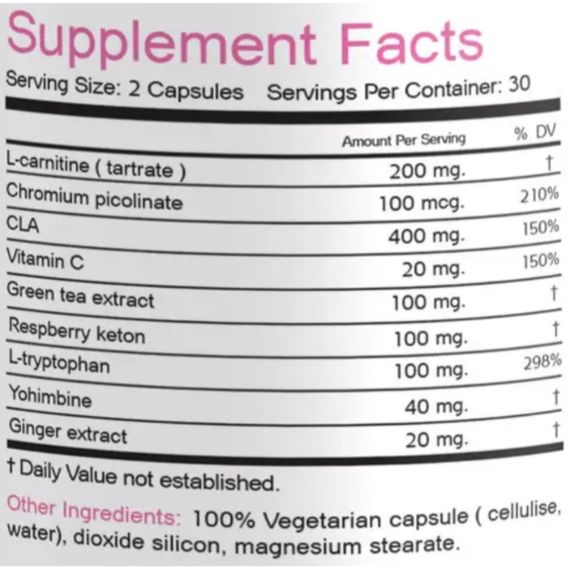 Комплекс для снижения веса Bionic Formula Complex burn 60 Caps | Зображення 1