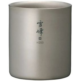 Кружка Snow Peak TW-124 Titanium Double Wall Stacking Mug 200ml