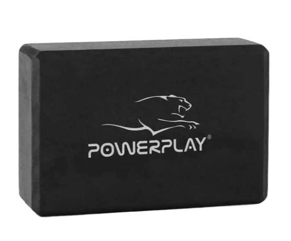 Блок для йоги PowerPlay 4006 Yoga Brick Чорний (PP_4006_Black)