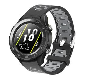 Спортивний ремінець Primo Perfor Classic для годинника Huawei Watch 2 - Black&Grey