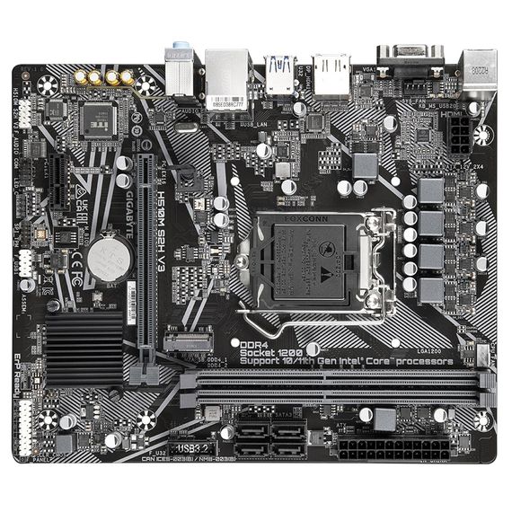 Материнская плата GIGABYTE H510M S2H V3 s1200 H470 2xDDR4 HDMI DP mATX H510M_S2H_V3 | Зображення 2