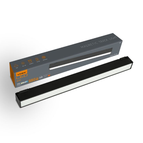 LED Світильник магнітний трековий 10,5W 4000К 48V чорний VL-TRMS-LD430B Videx | Зображення 3