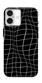 Чохол з картинкою Warped grid для Apple iPhone 16 Plus