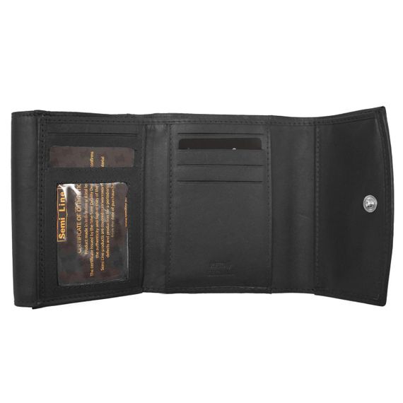 Гаманець жіночий шкіряний Semi Line RFID Black (P8274-0) | Зображення 2