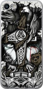 Чехол на iPhone 7 Тату Викинг "4098u-336-17620"