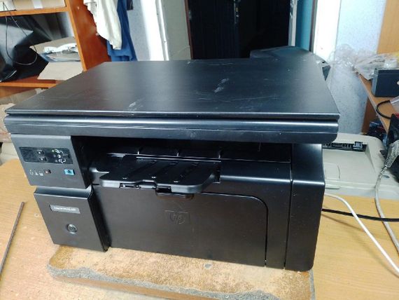 МФУ HP LaserJet Pro M1132MFP / Лазерная монохромная печать / 600x600 dpi / A4 / 18 стр/мин / USB 2.0 / Дуплекс б/у | Зображення 1