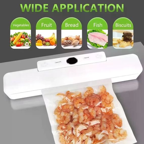 Вакууматор Vacuum Fresh TV-SH-09 • Вакуумный упаковщик для продуктов с запайкой пакетов для кухни, хранения и заморозки | Зображення 4