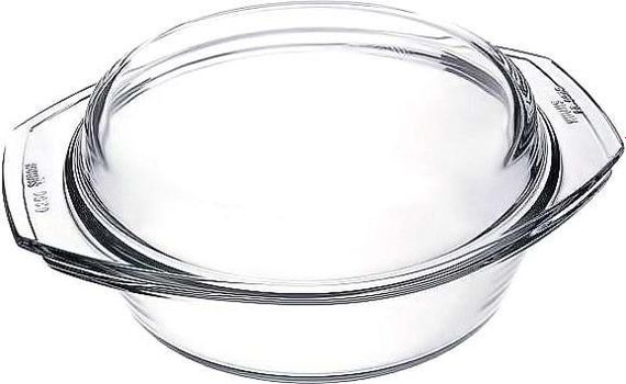 Форма для запікання жаростійка скляна з кришкою кругла Simax 3.5 л 6226/6236 | Зображення 1