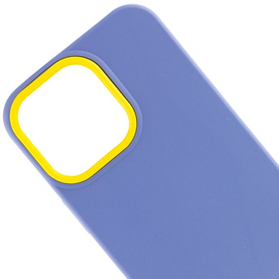Чехол TPU+PC Bichromatic для Apple iPhone 13 Pro Max (6.7") Blue / Yellow | Зображення 1