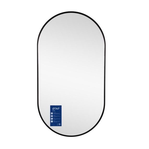 Зеркало Qtap Scorpio (SC1) с LED-подсветкой Touch, с антизапотеванием, с диммером, рег. темп цвета (3000-6500K) Black | Зображення 2