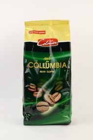 Кава в зернах Celmar Collumbia, 1 кг, Польща, кава зернова міцна, суміш купаж робусти та арабіки