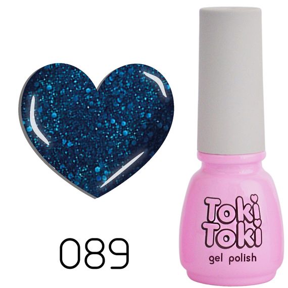 Гель-лак Toki-Toki № 089 синій із блиском 5мл | Зображення 1