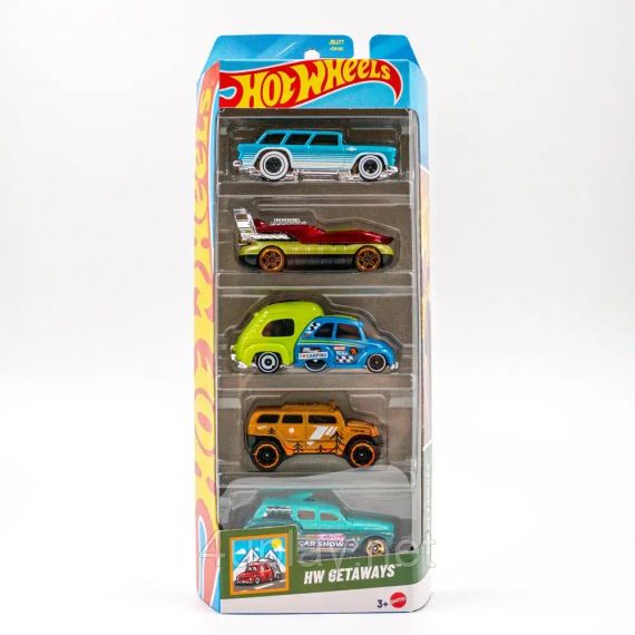 Hot Wheels HW Getaways Подарунковий набір з 5-ти машинок Хот Вілс