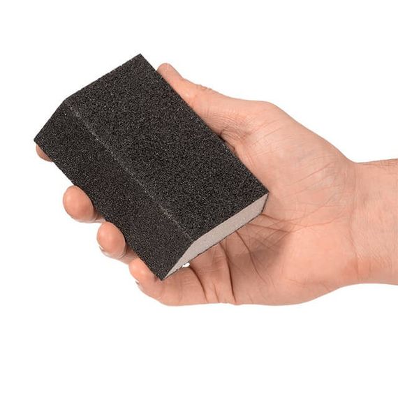 Губка для шліфування трапеція, оксид алюмінію К120 INTERTOOL HT-0812 | Зображення 3