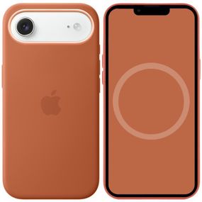 Чохол Silicone case (AAA) with Magsafe and Animation для Apple iPhone 17 Air (6.5") Terra Cotta