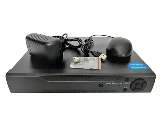 DVR реєстратор BNC/V-OUT 4 канальний UKC CAD 1204 AHD 4 cam чорний | Зображення 8