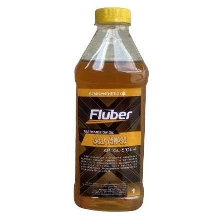 Трансмісійна олива Fluber Gear 75W90 API GL-4/GL-5 (пласт.кан.) 1л