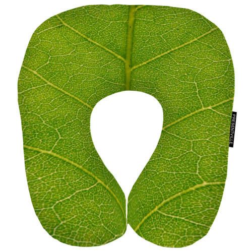Подушка дорожня Зеленый листик 32x30 см (DOP_16J092)