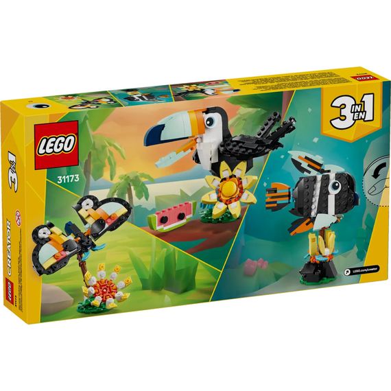 Конструктор LEGO Creator Дикі тварини: тропічний тукан (31173-) | Зображення 6