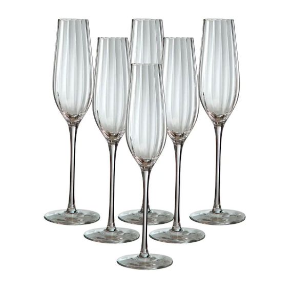 Келихи для шампанського набір із 6 шт 350 мл HP95