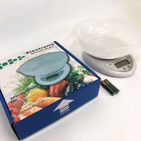 Торгові ваги електронні для зважування продуктів B05A 1г до 5кг, Кухонні ваги для харчових продуктів QE-22