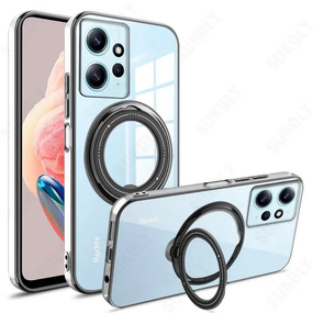 Чохол силіконовий MagSafe для Xiaomi Redmi Note 12 Pro 5G / Poco X5 Pro колір Чорний