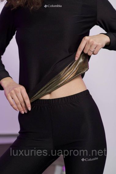 Термобілизна Columbia із золотим або срібним напиленням, термобілизна Columbia Omni Heat Gold and Silver Жіночий, Золота, XL | Зображення 3