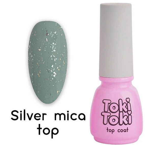 Топ Toki-Toki Silver Mica Top без липкого слоя 5мл | Зображення 1