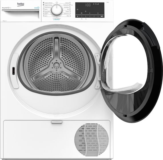 Сушильна машина Beko тепловий насос, 7кг, A++, 54.3см, дисплей, білий (B3T67230) | Зображення 3