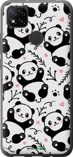 Чохол на Xiaomi Redmi 9C Панди "4318u-2035-2448"