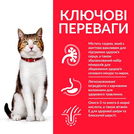 Сухой корм Hill's Science Plan для зрелых кошек от 7 лет с курицей 3 кг | Зображення 2
