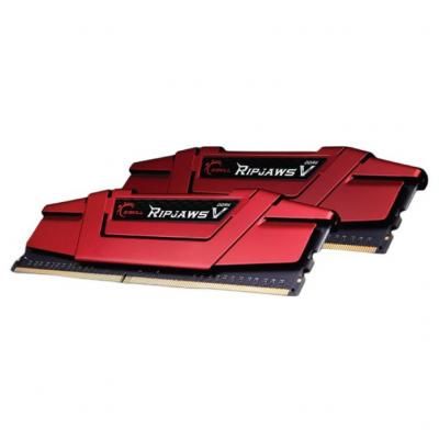 Модуль пам'яті для комп'ютера DDR4 8GB (2x4GB) 2666 MHz RIPJAWS V RED G.Skill (F4-2666C15D-8GVR) | Зображення 2