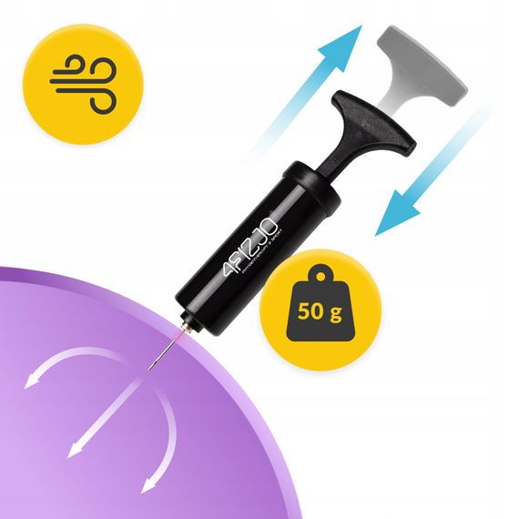 М'яч для пілатесу, йоги, реабілітації 4FIZJO 22 см Violet (P-5905973404860) | Зображення 3