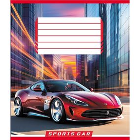 Тетрадь ученическая "На скорости света" 036-570250K-5 в клеточку, 36 листов