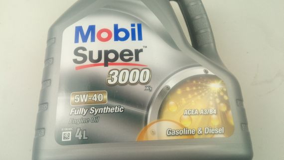 Олива моторна 5W-40 синтетична MOBIL Super 3000 X1 4 л. (152061) | Зображення 2