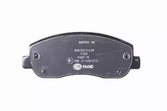 Колодки передні гальмівні Opel Movano Renault Master III 2.3Dci/2.3Cdti 05.10-,HELLA(8DB355015291) | Зображення 3