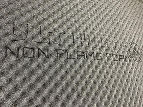 Негорючий звукопоглинаючий лист SQL NF 15 Non flam Foam 15мм (75х100см)