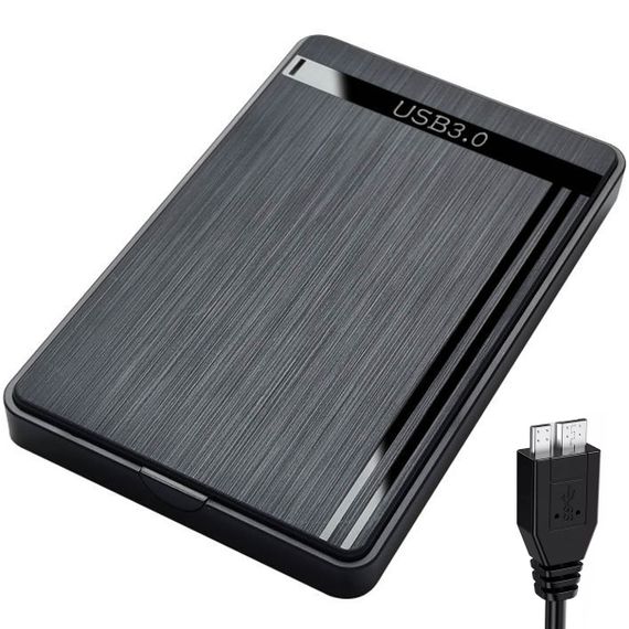 Внешний карман для SSD и 2.5" HDD жестких дисков Addap EHDC-01b с USB 3.0 выходом | Зображення 1