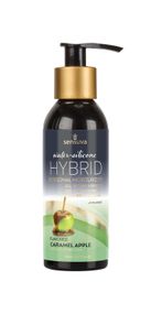 Змазка водно-силіконова Sensuva Hybrid Caramel Apple (125мл) без цукру, можна для оральних пестощів