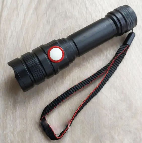 Фонарь ручной аккумуляторный RB-270 T6 карманный фонарик с зумом LED Zoom 18650 micro-USB | Зображення 1