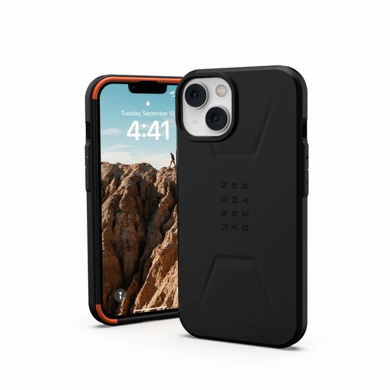 Чохол UAG для Apple iPhone 14 Civilian Magsafe, Black (114036114040) | Зображення 1