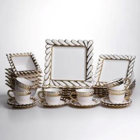 Сервіз порцеляновий Tiffany 24 предмети на 6 персон XZ-24PCS
