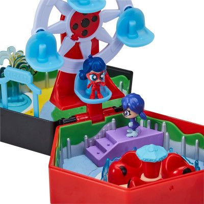 Игровой набор Miraculous Леди Баг и Супер-кот Chibi Парк развлечений 2 фигурки с аксессуарами (50553) | Зображення 5