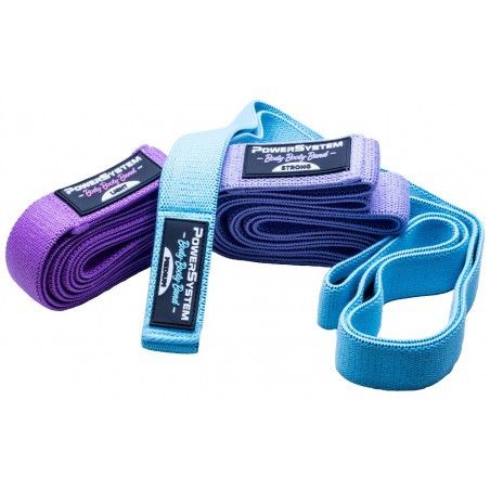 Набір тканевих гумок Power System PS-4129 Booty Band Set Long 3шт. | Зображення 1