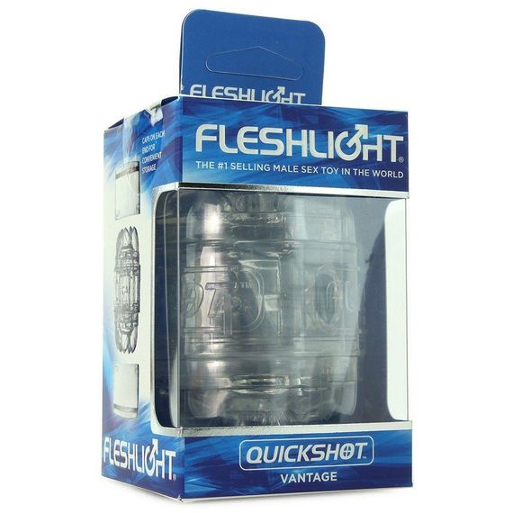 Мастурбатор Fleshlight Quickshot Vantage, компактный, отлично для пар и минета Sex Aura | Зображення 6