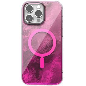 Чохол TPU Shiny Mountain (MagFit) для Apple iPhone 12 Pro / 12 (6.1") Pink