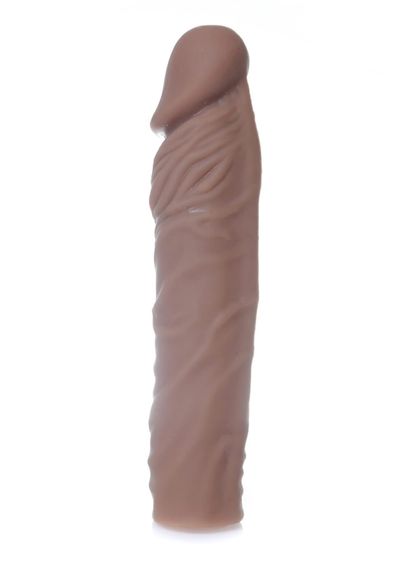 Насадка на член B - Series EasyLove Perfect Sleeve Mulatto, 4 см | Зображення 1