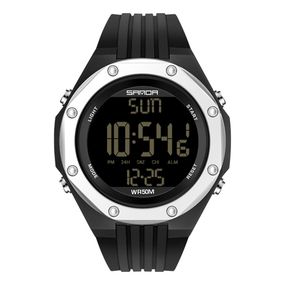 Часы Sanda 6093 Black-Silver