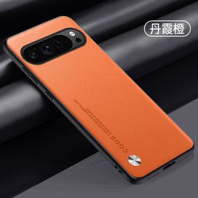 Google Pixel 6 Pro чохол Code Leather оранжевий